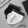 thumbnail image 7 of GTOPX MAN Men's Underpants Breathable Mesh Briefs, Black & White, 4-Pack, 7 of 7