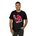 thumbnail image 6 of Valentines Day Shoestring Heart Sneaker Graphic Tee - Unisex 90s Converse, 6 of 8