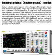 7 inch LCD 2-Channel Digital Oscilloscope DDS Signal Generator 100MHz* 2 Analog Bandwidth 1GSa/S Sampling Rate