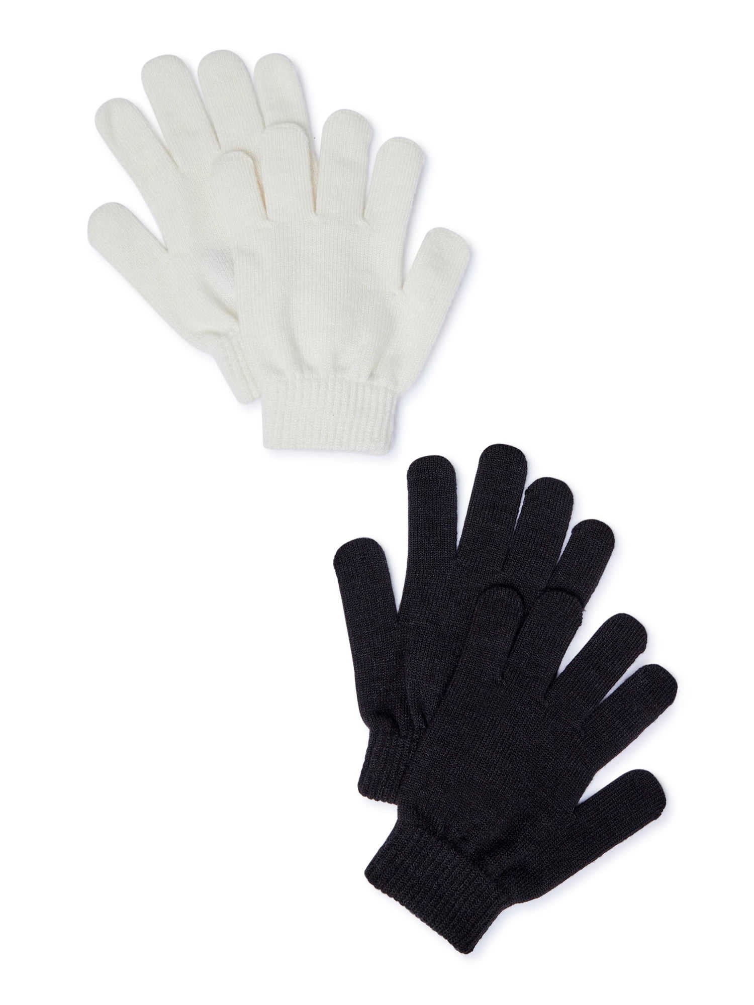 Time and Tru Adult Gloves, 2-Pack