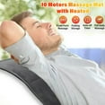 thumbnail image 4 of Vibration Massage Mat with Heat 10 Vibration Motors Back Massager Pad Massage Mattress for Back Waist Legs, 4 of 13