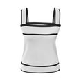 thumbnail image 3 of Otvok Tank Top for Womens Summer Sleeveless Scoop Neck Ribbed Knit Color Block Basic Camis Tee Shirts, 3 of 6