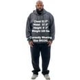 thumbnail image 2 of JC DISTRO USA-made Men's Big & Tall Casual Longsleeve Zip-Up Hoodie Charcoal BIG5XL, 2 of 5