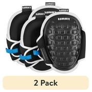 (2 pack) HART Gel-Infused Memory Foam Pro Work Knee Pads, One Size Fits All, 8.25" Assembled Product Height