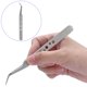 thumbnail image 4 of Pinzas para uñas de acero antiestáticas y no magnéticas con diseño de 9 orificios para herramientas de manicura de precisión, 4 of 8