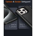 thumbnail image 4 of Diverbox for iPhone 15 Pro Case, 2 in 1 Shockproof DropProof Protective Phone Case with Screen Protector - Black, 4 of 7