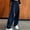 Navy, variant on Girls Sweatpants Wide Leg Joggers Elastic Waist Soft Lounge Pants for Kids 5-16 Years Comfortable Navy,Size 15-16 T