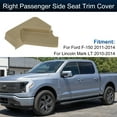thumbnail image 2 of Cubierta de recorte del asiento del lado derecho del pasajero para Ford F-150 2011-2014 No.BL3Z1561692AB Cubierta de pista del asiento delantero Bezel Beige, 2 of 6