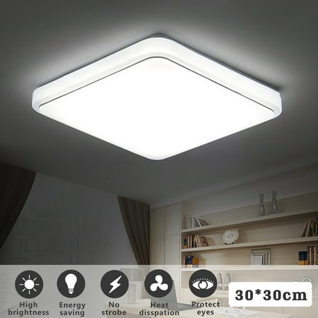 Square LED Ceiling Light Flush Mount 24W 1000LM Ceiling Down Light Fixture Lamp For Home Kitchen Dining Living Room Bedroom,