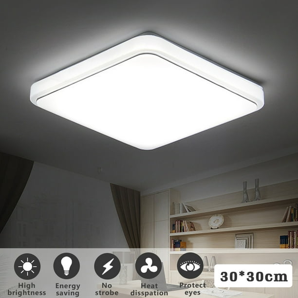 24w Modern Led Square Flush Mount Pendant Ceiling Light Fixtures