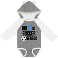 thumbnail image 3 of Inktastic My 1st Soccer Season Boys Long Sleeve Baby Bodysuit, 3 of 5