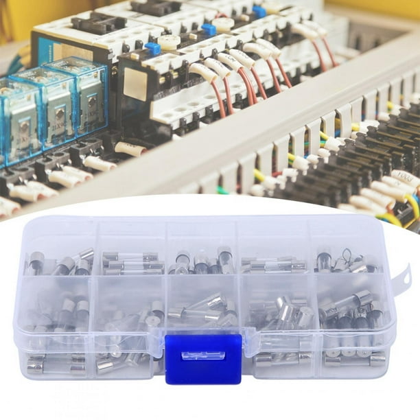 Low Melting Point Economica Glass Fuses Assorted Kit, Glass Tube Fuse
