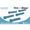 thumbnail image 2 of One Step Lancing Device & 100 x 23 Gauge Twist Top Lancets, Blood Sampling Pen, 5 Depth Settings, Less Pain and Ejector, 2 of 5