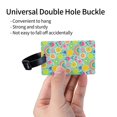 thumbnail image 3 of Luggage Tags for Suitcases, colorful fruit rainbow Leather Bag Luggage Tags ID Label Tags Privacy Protection Travel Bag Labels, 3 of 6