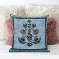 thumbnail image 4 of Amrita Sen Designs CAPL751BrCDS-ZP-16x16 16 x 16 in. Mughal Buta Broadcloth Indoor & Outdoor Zippered Pillow - Sky Blue & Red, 4 of 4