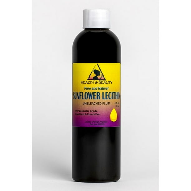LECITHIN SUNFLOWER UNBLEACHED FLUID LIQUID EMULSIFIER EMOLLIENT PURE 4