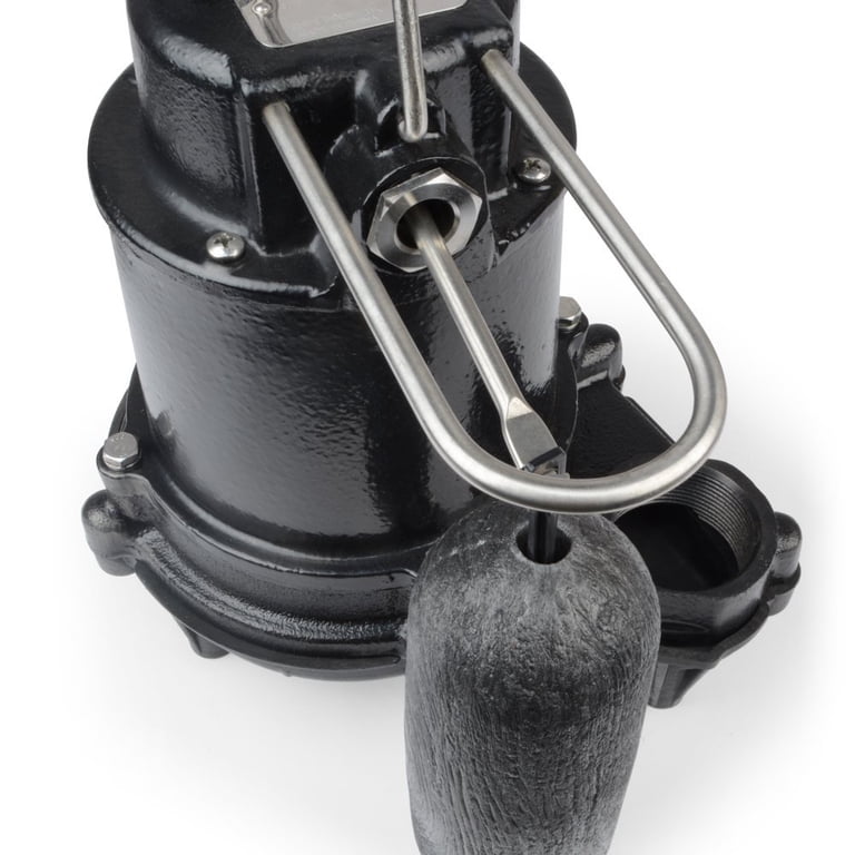 ECO-FLO, Submersible Sump Pump, EFSA50 1/2 H.P., Black - Walmart.com