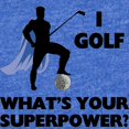 thumbnail image 2 of CafePress - Golf Superhero - Cute Infant Baby Football Bodysuit, 2 of 3