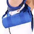 thumbnail image 4 of Seitruly Hombres Hombro Brace Fitness Ejercicio Antideslizante Manga de compresión ajustable Home Muscle Support Protector Guard Sports Gear Protección de la piel Negro M Tipo 1 Seitruly CE014880-05, 4 of 6