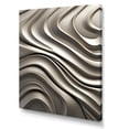 thumbnail image 2 of Designart "Abstract Motion Lines II" Abstract Canvas Wall Art - Modern Silver Abstract Entryway Wall Art Print, 2 of 6