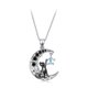 thumbnail image 1 of Collar de Gato Luna Bañado en Plata, 1 of 9
