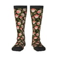 thumbnail image 1 of Fotbe Edgehog and Mushrooms Calcetas Divertidas Estampadas para Hombre y Mujer, Calcetas de Algodón hasta la Rodilla para Caminar, Correr, Enfermería y Embarazo, 1 of 6