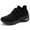ALL Black, variant on Women's Walking Shoes Sock Sneakers - Mesh Air Cushion Lady Girls Modern Jazz Dance Easy Shoes Platform Loafers