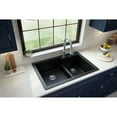 thumbnail image 4 of Karran Usa Qt-811-Pk1 Quartz Qt 33" Drop In Double Basin Quartz Composite Kitchen Sink -, 4 of 5