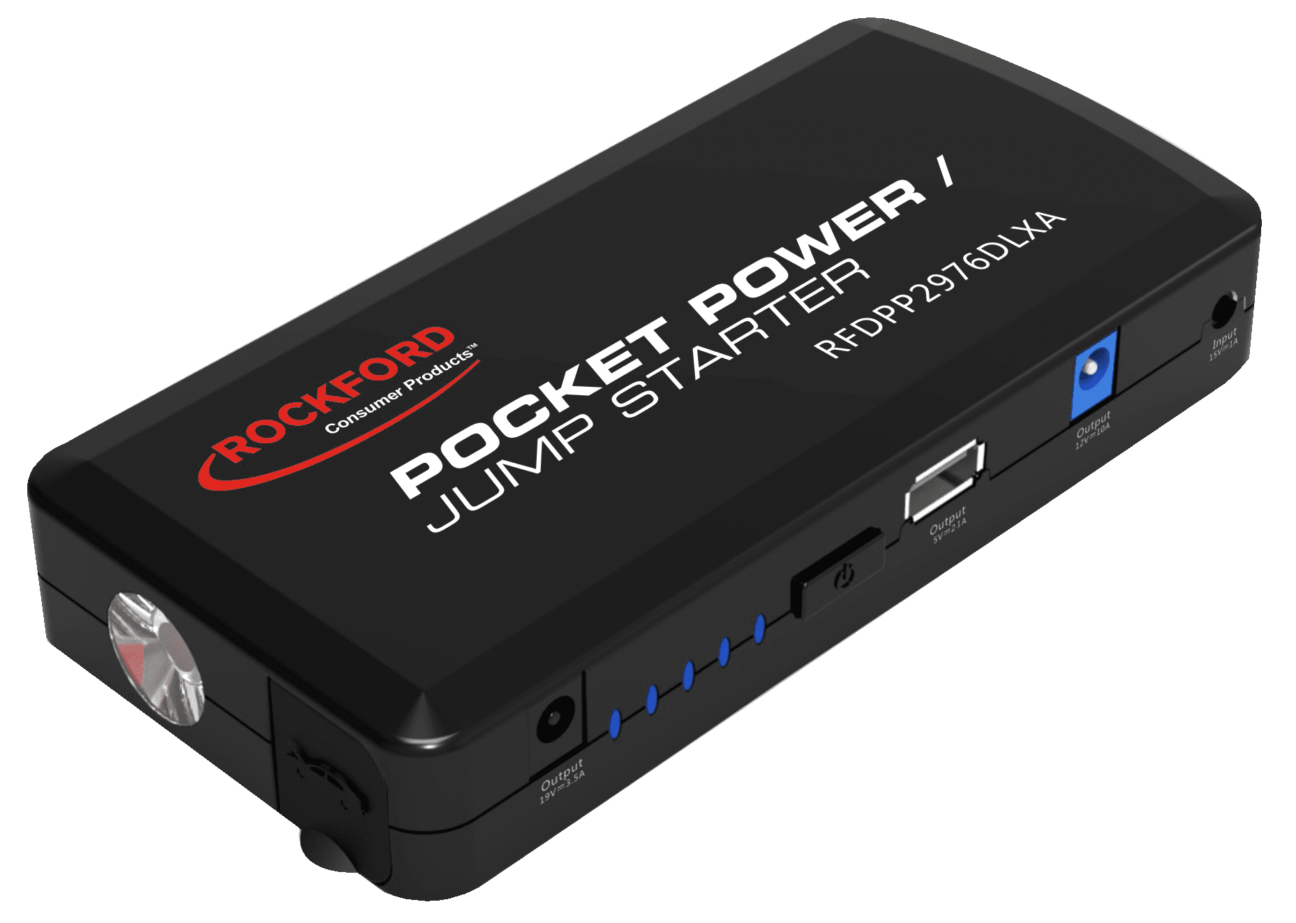 Rockford Pocket Power Jump Starter and Power Bank 