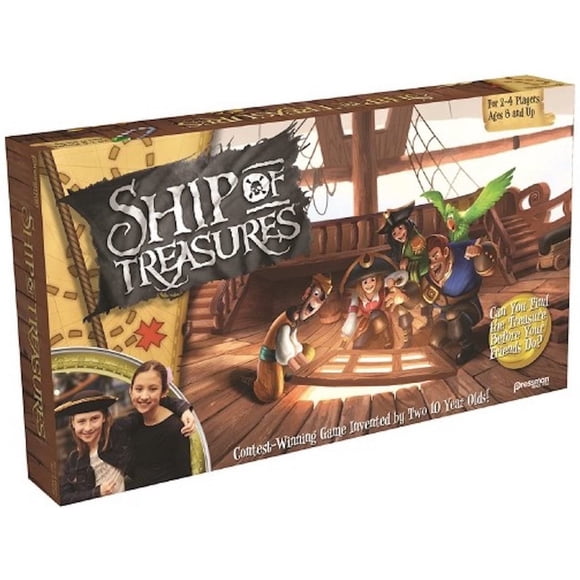 Ships of Treasure An exciting game of strategy with a bit of luck to capture the treasure
