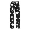 thumbnail image 4 of Aofany Womens Wide Leg Pants Casual Loose Yoga Sweatpants Comfy Fashion Women Print Lightweight And Breathable Trousers, 4 of 5