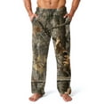 thumbnail image 4 of Havenx Flannel Pajama Bottoms for Men Camouflage Print Straight-Fit Pajamas with Pockets Flannel Elastic Bottoms Funny Print Soft Lounge Breathable Pant,Green 3XL, 4 of 6