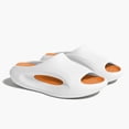 thumbnail image 3 of Rokment Orthopedic Slippers for Women Men Bathroom Shower House Shoes Indoor Outdoor Adult Unisex Non Slip Cloud Pillow Thick Cushioned Water Sandals Beach Orange Size 8.5, 3 of 5
