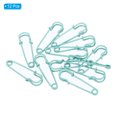 thumbnail image 3 of Uxcell Safety Pins 1.57 Inch Large Metal Sewing Pins Dark Green 12Pcs, 3 of 5