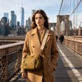 thumbnail image 6 of Feledorashia Handbag, Crossbody Bag, Vintage Style Soft Leather Large Capacity Shoulder Bag, Stylish Elegant Design Durable Material, 6 of 7