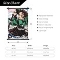 Demon Slayer Kimetsu No Yaiba Poster Hanger, Anime Artwork Painting