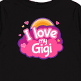 thumbnail image 4 of Inktastic I Love My Gigi Grandma Grandchild Girls Long Sleeve Toddler T-Shirt, 4 of 5