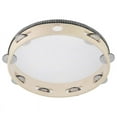 thumbnail image 2 of 无 Metal Curling Tambourine, Wood, 10.63" x 10.63" x 2.76", 2 of 6