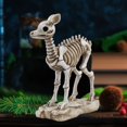 thumbnail image 3 of FELTREE Halloween Skeleton, Halloween Dark Terror Skeleton Decoration Props Set Up Ghost House, Deer Skeleton, 3 of 8