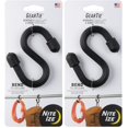 thumbnail image 1 of Gear Tie Gancho en S Flexible Negro Nite Ize (Paquete de 2), 1 of 9