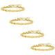 thumbnail image 1 of Pulseras Dama VentDepot ShineLoop 4 Pzas 16-21cm 5mm Acero Inoxidable oro, 1 of 4