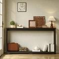 thumbnail image 2 of Tcbosik Narrow Console Table, 70 inch Entryway Table with Open Shelf, Behind Couch Table for Living Room, Bedroom, Foyer, Black, 2 of 9