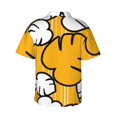 thumbnail image 4 of Autumn Leaves Men'S 3d Print Casual Button Down Shirts, Novelty Hawaiian Short Sleeves S, 4 of 8
