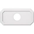 thumbnail image 1 of Ekena Millwork CMP32X16ED-07000 7 in. ID x 11 in. Rectangle Emerald Architectural Grade PVC Contemporary Ceiling Medallion, 1 of 3