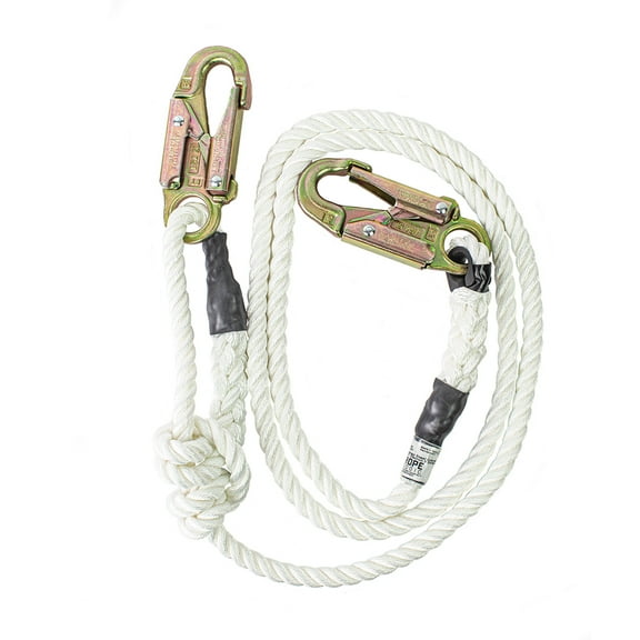 Buckstrap Lanyard 1/2 in. (13mm) Dacron rope w/Steel Snaps adjusts 4-7 ft. (15240)