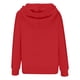 thumbnail image 4 of ICHUANYI Clearance Women's Casual Color Long Sleeve Zipper Pullover Hooded Tops With Pocket(Red, XXL) ICHUANYI WER2023081506389, 4 of 7