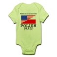 thumbnail image 1 of CafePress - Made In America With Polish Parts Body Suit - Baby Light Bodysuit, 1 of 1