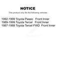 thumbnail image 2 of Kugel Roulement de Roue avant Intérieur 70-510002 pour Voiture Toyota Tercel Paseo, 2 of 10