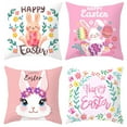 thumbnail image 1 of easter yard decorations Bedside Rabbit Pillowcase Holiday Home Sofa Peach Pillowcase Skin Easter Home Decor, 1 of 5