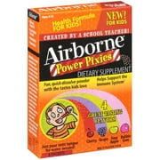 Airborne Kids Power Pixies Powder Dietary Supplement Packets, Variety Flavors, 8 Count